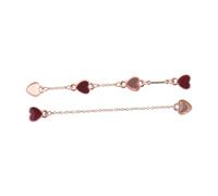BESPORTBLE 1 Paio orecchini d'amore orecchini carini orecchini a bottone per le donne orecchini cardiaci gocce per le orecchie delle donne Orecchini attraenti orecchini a forma di cuore rosso