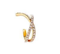 BESPORTBLE 1 Pezzo orecchini di diamanti d'epoca cuffia auricolare orecchino polsino auricolare grosso accessori per le orecchie fermaglio per l'orecchio gemme artificiali D'oro