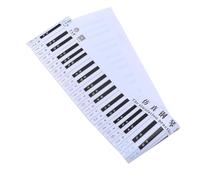 BESPORTBLE 1 Pezzo Tastiera Pianoforte Guida Didattica per Pratica e Simulazione Dita Adatta per Insegnamento e Apprendimento per Principianti Realizzata Resistente