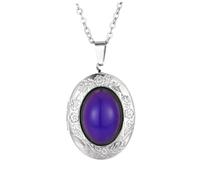 BESPORTBLE 1 Pz Collana che cambia colore collane collana per le donne ciondolo a cuore collana da donna ciondolo collo gioielli per il collo girocollo da donna
