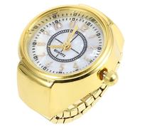 BESPORTBLE 1 Pz Orologio digitale donna d'oro comporre orologi da polso signora guarda gli anelli delle dita Orologi del dito Ring orologi da dito per le donne mini orologio orologi ad anello