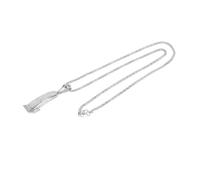 BESPORTBLE 1 Pz. portachiavi rasoio collane collana per barbiere collana pendente catena del maglione del barbiere Catena di maglione collana maglione maschile Acciaio al titanio Silver
