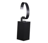 BESPORTBLE 1 Pz staffa di visualizzazione dell'orologio Guarda la vetrina montare Guarda supporto stand In piedi base dell'orologio Organizzatore del porta d'oro degli uomini Acrilico Nero