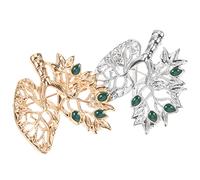 BESPORTBLE 1 Set Accessori Per Il Cuore Delle Foglie Spille E Spilla Pin Del Risvolto Spille A Cuore Per Donna Pin Di Risvolto Spille Da Donna Accessori Per Cappotto Heartbrooch Lega 2 Pezzi
