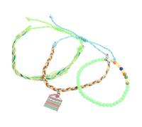 BESPORTBLE 1 Set Bracciale Intrecciato Braccialetto signore kit braccialetti roba per ragazze adolescenti braccialetti per ragazze adolescenti di cera Light Green