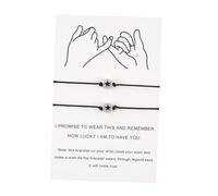 BESPORTBLE 1 Set Braccialetto stellare a cinque punte luminose ragazza delle donne bracciali braccialetto per le donne catena da polso commemorativa catena da polso luminosa acrilico Nero