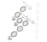 BESPORTBLE 1 Set Di Forniture Per La Creazione Di Spille Gioielli Decorazioni Per Matrimoni Base Per Foto Di Spille Fai Da Te Accessori Per Spille Fai Da Te Basi Per Spille Fai Da Te