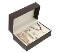BESPORTBLE 1 Set Di Gioielli Con Orologio Decorazioni In Lega Gioielli Da Donna Accessori Per Gioielli Da Ragazza Per Ragazze Gioielli Da Ufficio Cinturino In Materiale Dorato