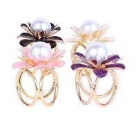 BESPORTBLE 1 Set Fermacravatta Con Accessori Vintage Per Sciarpe E Stole E Resistenti Per Cerimonie Colore Casuale 4 Pezzi