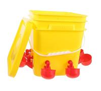 BESPORTBLE 1 Set Fontana D'acqua Per Polli Secchio Di Alimentazione Delle Anatre Abbeveratoio Per Pollo Abbeveratoio Per Pulcini Anatra Attrezzature Per Polli Trogolo Di Pollo