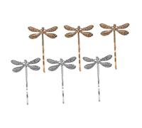 BESPORTBLE 1 Set Forcina D'epoca Forcina Libellula Annata Retrò Bobby Drago Piccolo Accessori Per Per Ragazze Fermagli Per A Scatto Accessori Per Donna Metallo 6 Pezzi