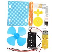 BESPORTBLE 1 set Giocattoli Educativi DIY Ventilatore Elettrico da Assemblare per Esperimenti Scientifici Kit Educativo per Teenager Sviluppa Abilità Pratiche e Creatività