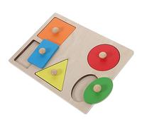 BESPORTBLE 1 set Giocattoli Educativi Legno Geometrico Stimola La Creatività Abilità Cognitive Materiale Sicuro per Sviluppo Del Competenze Pratiche