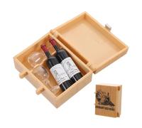 BESPORTBLE 1 Set Mini Set Di Bicchieri Da Vino Accessori Per La Casa Delle Bambole in Miniature Mini Roba Accessori in Miniatura Cose in Miniatura Mini Cose Plastica