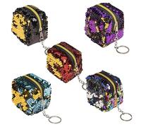 BESPORTBLE 1 Set Porta Sacchetti Bag Kit Make up Portamonete Gabs Portafogli Cubo Deposito Di Cubi Organizzazione Portafoglio Portatile Mini Borsa Da Donna Stoffa Colorful 5 Pezzi