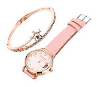 BESPORTBLE 1 Set Squisito Braccialetto Da Donna Orologio Compleanno Per Doni Del Festival Delle Donne Decorazione Del Braccialetto Regali Delle Donne Di Festa Rosa Pu