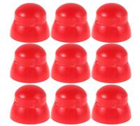 BESPORTBLE 10 coperture di protezione per dadi in plastica rossa per attrezzi da parco giochi, coperture per viti per parco giochi, per giardino, parco e aree giochi all'aperto