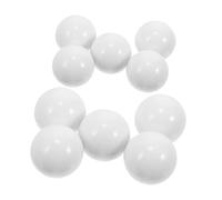 BESPORTBLE 10 Palline per Roulette Acrilico Bianco e Accessori Essenziali per Giochi da Tavolo Bilancianti per Ruote Russe per Feste e Domestico