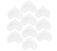 BESPORTBLE 10 Palloncini Trasparenti a Forma di Cuore per Composizione Floreale Materiale per Imballaggio Fiori Sicuro Confezione per Bouquet Decorazioni San e Feste