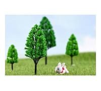 BESPORTBLE 10 Pezzi Albero Modello Realistico per Casa, Amici e Famiglie,