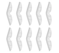 BESPORTBLE 10 Pezzi Antiappannante Clip per Naso Occhiali Strisce nasali Presa per Il Naso Maschere Tappo Termo Bicchieri Strisce del Ponte nasale Striscia di Protezione Gel di silice Bianca