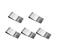 BESPORTBLE 10 Pezzi Clip per Soldi in Acciaio Inossidabile Fermasoldi Portasoldi Verticale Sottile per Contenere Contanti Carte da Usare al Posto del Portafoglio Adatto per Uomini e Donne