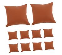 BESPORTBLE 10 Pezzi Cuscino Espositore per e Orologi PU Marrone Cuscinetto Protettivo per Organizer Multifunzionale per e