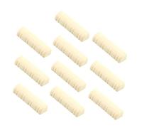 BESPORTBLE 10 Pezzi Mandolino Accessori Sella Ponte Beige Plastica Resistente per Sostituzione Capotasto Superiore Strumento Musicale Elettrico per Band e Lezioni