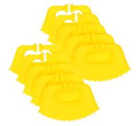 BESPORTBLE 10 Pezzi Morsetto Nasale per Vitelli in Plastica Pp, Set | Bovini e Allevamento, Giallo, Leggero e Resistente, Uso Agricolo per Svezzamento, Fornitura per Fattoria