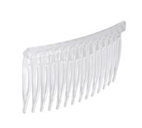BESPORTBLE 10 Pezzi Pettine per Chioma Trasparente in Abs Elegante e Semplice Denti Lisci, Accessorio Laterale per Donne e Ragazze in Stile Classico