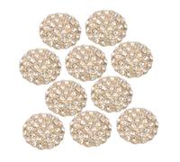 BESPORTBLE 10 Pezzi Pulsanti Di Pelliccia Bottoni Per Cucire i Vestiti Bottoni Per Vestiti Sostituzione Bottoni Per Abbigliamento Pulsante Accessori Per Abbigliamento D'oro Strass