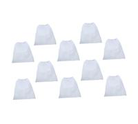 BESPORTBLE 10 Pezzi Sacchetti Di Ricambio Per Nail Art - Borse Non Tessute Per Raccoglitore Di Chiodi - Filtri Bianchi Vuoti Per Unghie Ideali Per Manicure e Pedicure