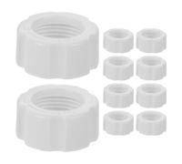BESPORTBLE 10 Pezzi Supporto per Cellulare da Auto in Plastico Bianco Attacco a Sfera da 17mm, Resistente alle Vibrazioni, per Cruscotto e Parabrezza Durante la Guida su Strade Impegnative