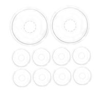 BESPORTBLE 10 Protezione Bicicletta Copri Ruota in Plastica Trasparente Resistente per Mountain Road Bike Copertura Protettiva Paracatena Compatta e per Viaggi e Outdoor