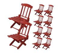 BESPORTBLE 10 Scale Realistic Foldable Mini Dollhouse Furniture For Fairy Garden Decoration Wedding Cake Toppers Portable And