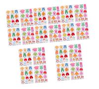 BESPORTBLE 10 Set Adesivi per Classificazione Abbigliamento per Armadi Etichette Decorative per Organizzazione e Stoccaggio Facili Applicare su Superfici Lisce per Dei e Decorazioni