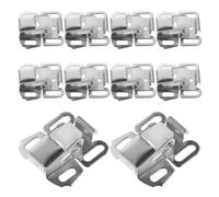 BESPORTBLE 10 set di chiavistelli a rullo per cassetta postale - Sostituzione di ferramenta in ferro per cassetta postale, chiavistello per porta della per riparazioni e sicurezza della casa