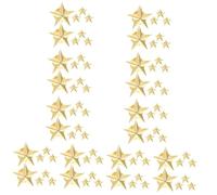 BESPORTBLE 10 Set Distintivo Del Pentagramma Spille Da Bavero Perni A Stella Spilla A Stella A Cinque Punte Pin Per Costume Pin Di Risvolto Pin Di Badge Spillo Lega D'oro 8 Pezzi * 10