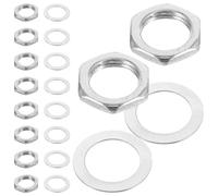 BESPORTBLE 10 set Esagonali per Chitarra Elettrica con Rondelle Parti Sostituibili per Jack Input Facile Installazione e Durabilità