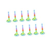 BESPORTBLE 10 set Giochi Colorati Plastica Toss Divertente per Adulti Interattivo per Coordinazione Occhio Mano e Calcoli Matematici Colore Casuale Colore Casuale