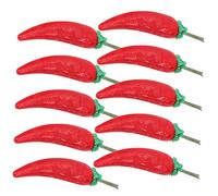 BESPORTBLE 10 Simulazione Frutta Peperoni Simulazione Peperoni Decorazione Verdure In Miniatura Cibo In Miniatura Figurine Cibo Mini Decorazioni