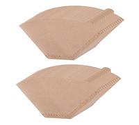 BESPORTBLE 100 pezzi Filtri Carta Caffè Espresso Conici Naturali Filtro Caffè Usa e Getta Antistrappo e Preparazione Filtro Texture Fine e Morbida Protezione Aromi e Riduzione Sapore Amaro