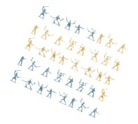 BESPORTBLE 100pezzi Miniature Soldatini Tema Pirati Modelli Soldati Piccoli Figure Guerrieri Per Scenografie e Giochi Di Ruolo Resistenti e Riutilizzabili