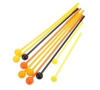 BESPORTBLE 10pezzi Bacchette Percussioni in Plastica Colorate Mallet Per Xilofono Strumento a Percussione e Glockenspiel Con Misure Grandi Medie e Piccole Accessori Strumenti Musicali Durevol