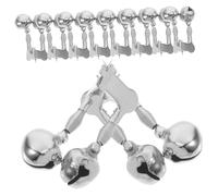 BESPORTBLE 10Pezzi Campanelli in Acciaio Inossidabile Allarme Anti-drop per Canna Accessorio Versatile e Facile Installare per Attività Pescatori