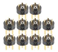 BESPORTBLE 10Pezzi Connettore Xlr Pin Placcato per Microfoni e Audio Accessori per Colleghi Amplificatori e Mixer Realizzati per Del