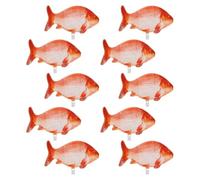 BESPORTBLE 10pezzi Palloncini Forma di Carpa in Alluminio Palloncini Marini per Decorazioni Festa Foil Animali Oceano Accessori Festa Piscina