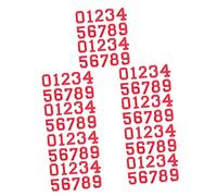 BESPORTBLE 10sets Adesivi Numerici Autoadesivi Per Abbigliamento Toppe Fai Da Te Per Decorare T-shirt Jeans e Accessori Patch Termoadesivi Per Riparazione e Abbellimento Vestiti Numeri
