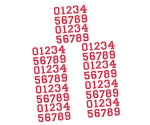 BESPORTBLE 10sets Adesivi Numerici Autoadesivi Per Abbigliamento Toppe Fai Da Te Per Decorare T-shirt Jeans e Accessori Patch Termoadesivi Per Riparazione e Abbellimento Vestiti Numeri