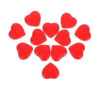 BESPORTBLE 12 Ammortizzatori Tennis Forma Cuore in Silicone Rosso Accessori Racchetta Assorbitori Urti Leggeri e per Migliorare Comfort